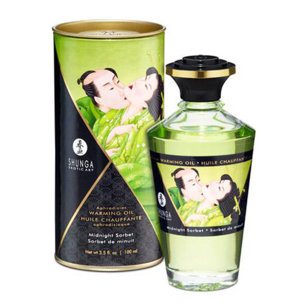 Huile chauffante sorbet de minuit melon comestible 100ml 